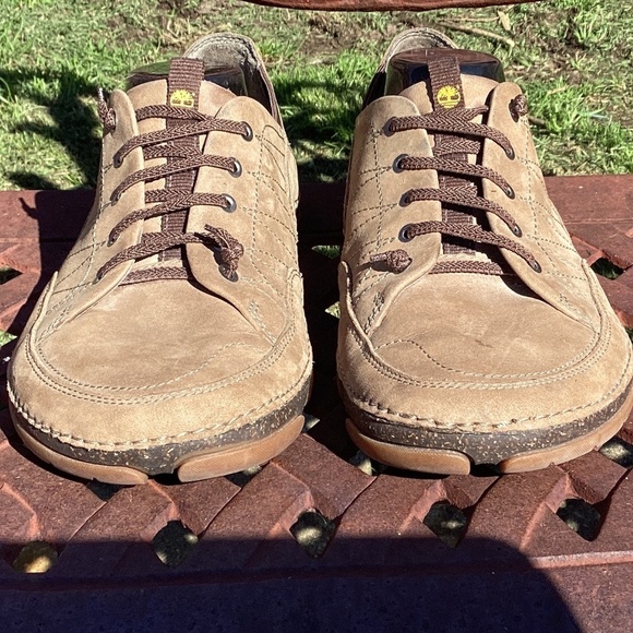 Timberland Earthkeepers Leather Non Slip Sole Lace Up Slip On Loafers - Picture 4 of 9